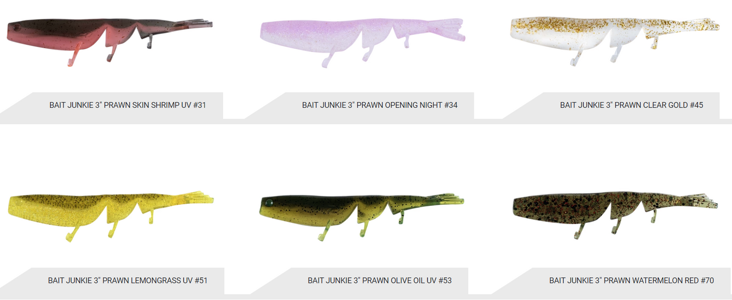 Daiwa Bait Junkie 3 Inch Prawn