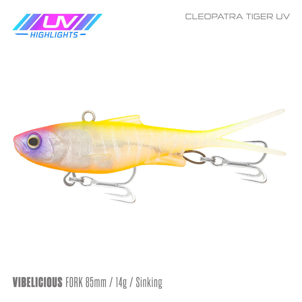 Samaki Vibelicious Fork 85mm 14g Soft Vibe Lure