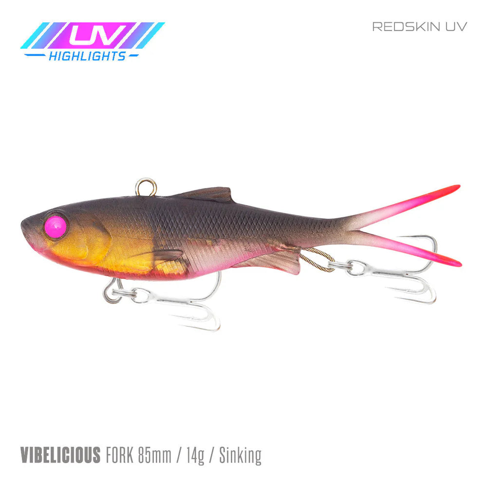 Samaki Vibelicious Fork 85mm 14g Soft Vibe Lure