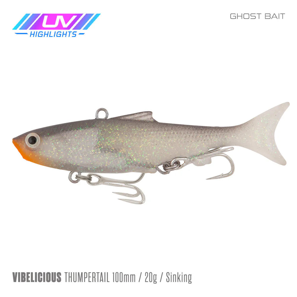 Samaki Vibelicious Thumper 100mm 20G Soft Vibe Lure