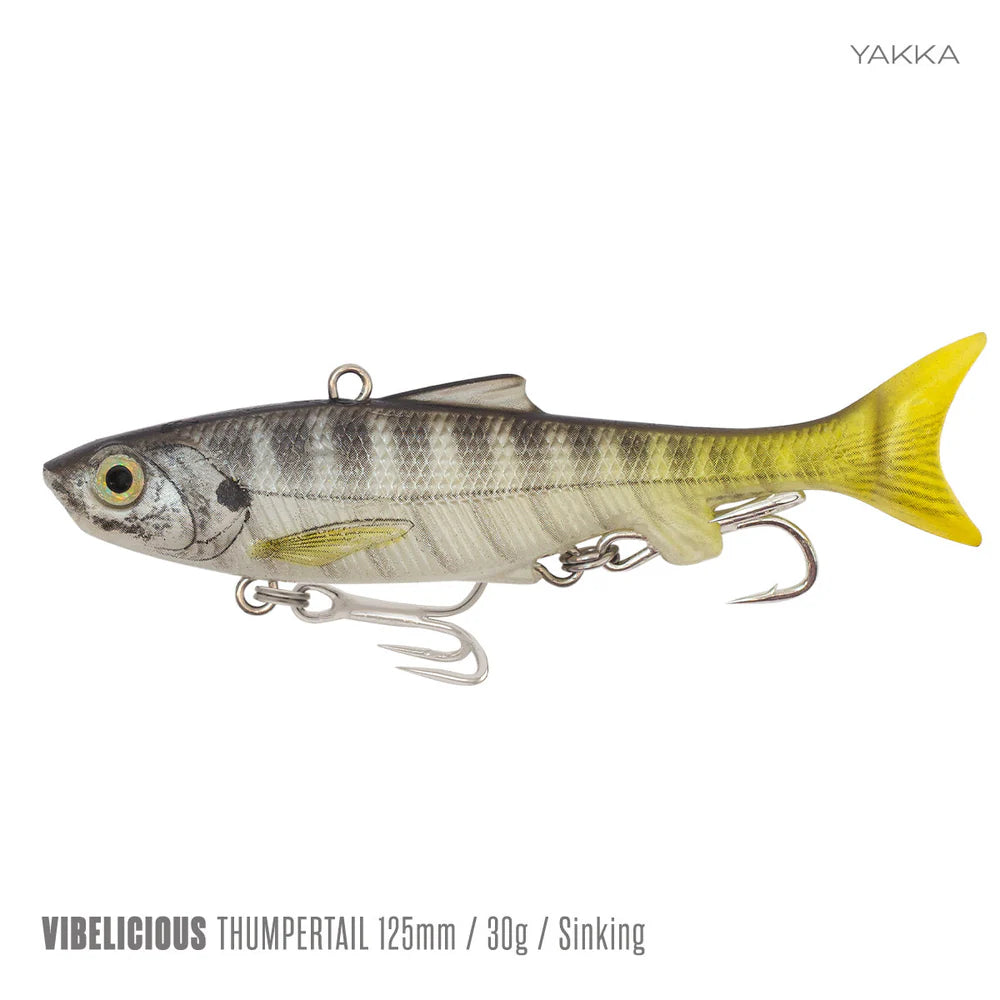 Samaki Vibelicious Thumper 125mm 30G Soft Vibe Lure