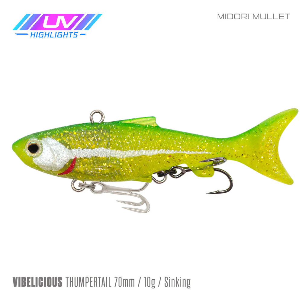Samaki Viblicious Thumper 70mm 11g Soft Vibe Lure