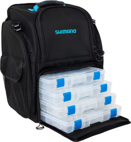 Shimano Back Pack With Tackle Boxes