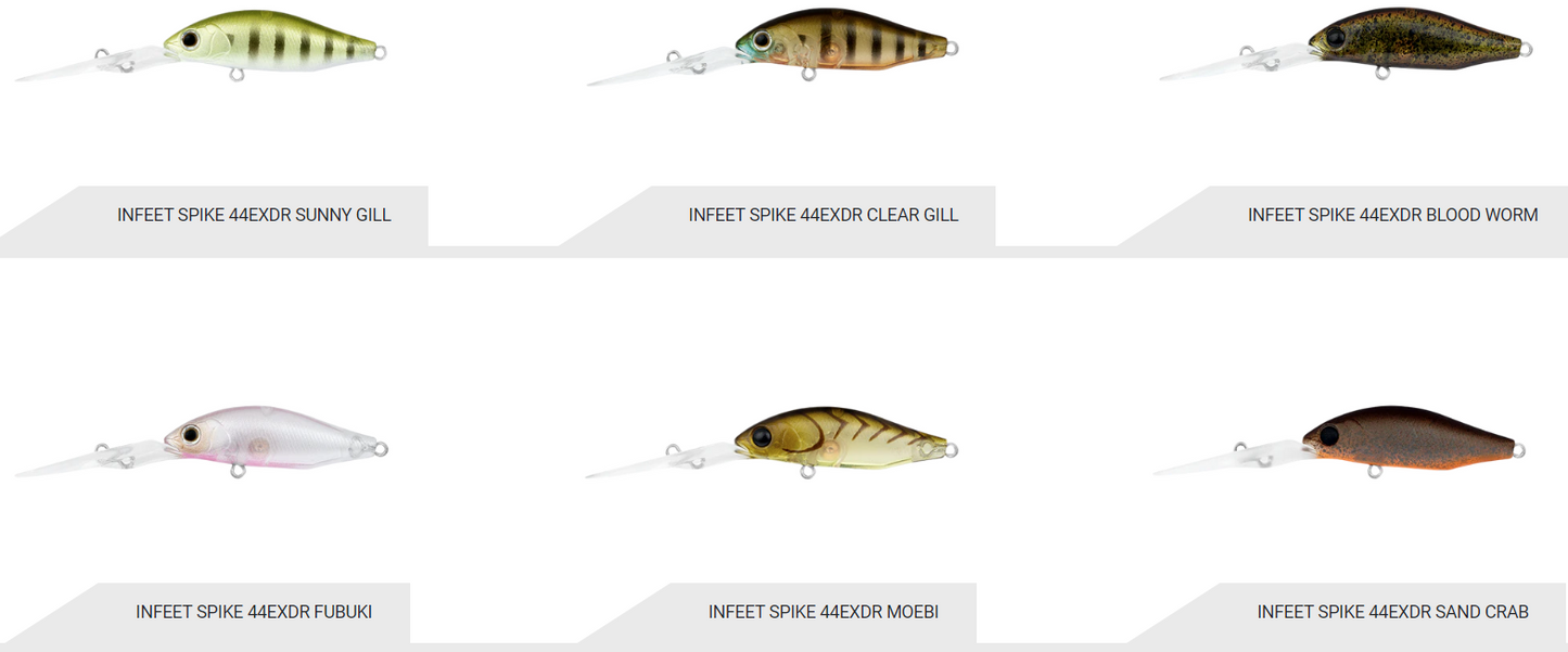 Daiwa Infeet Spike Hard Body Lure 44EXDR