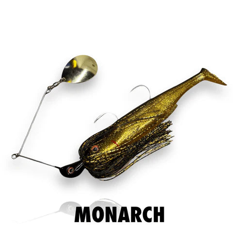 Spinwright Beastrange Single Colorado Plastic Rigged Spinnerbait Lure