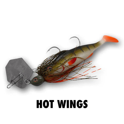 Spinwright Beastrange Grunta Plastic Rigged Chatterbait Lure