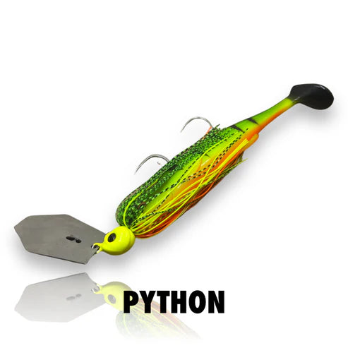 Spinwright Beastrange Grunta Plastic Rigged Chatterbait Lure