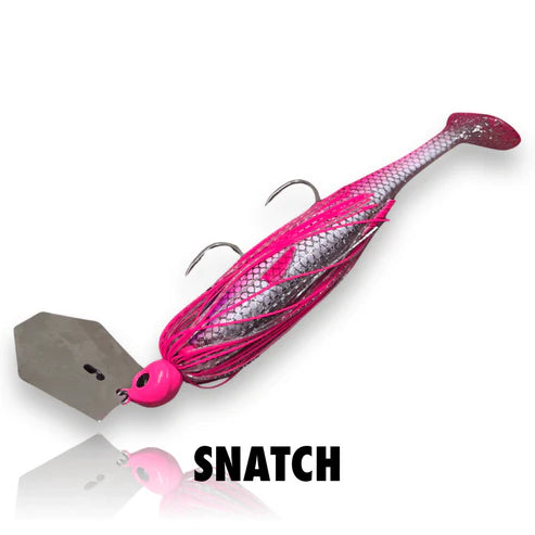 Spinwright Beastrange Grunta Plastic Rigged Chatterbait Lure