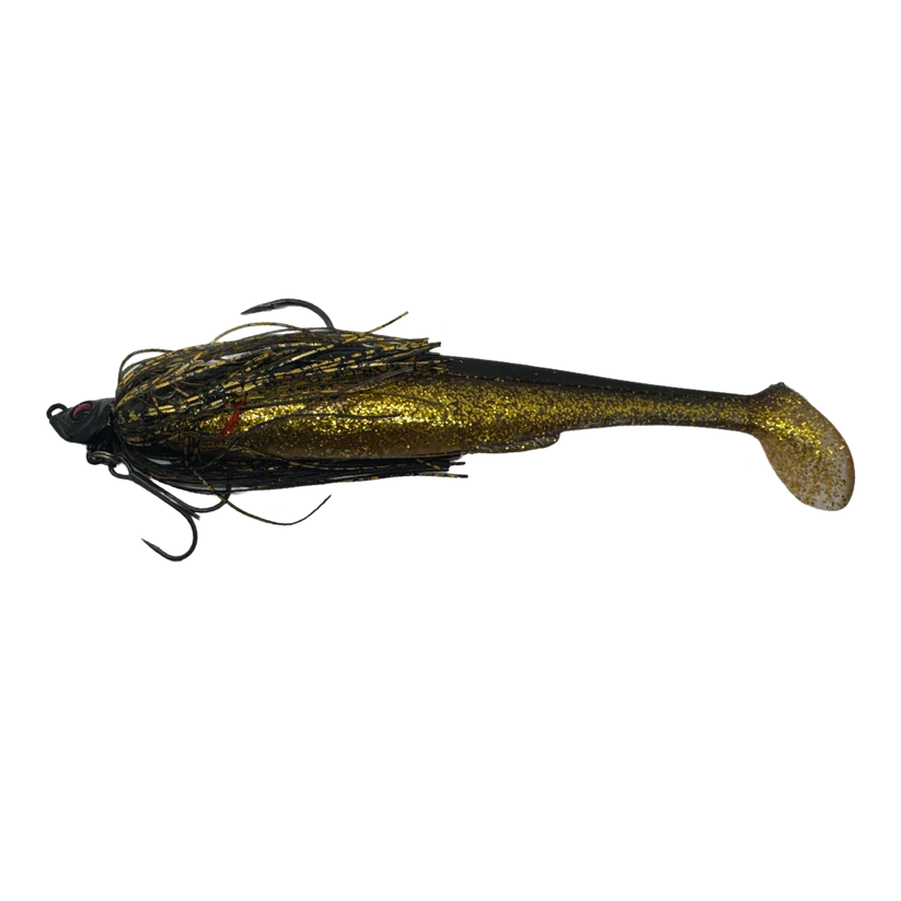 Spinwright Beastrange 7 Inch Swimjig Plastic Rigged  Lure