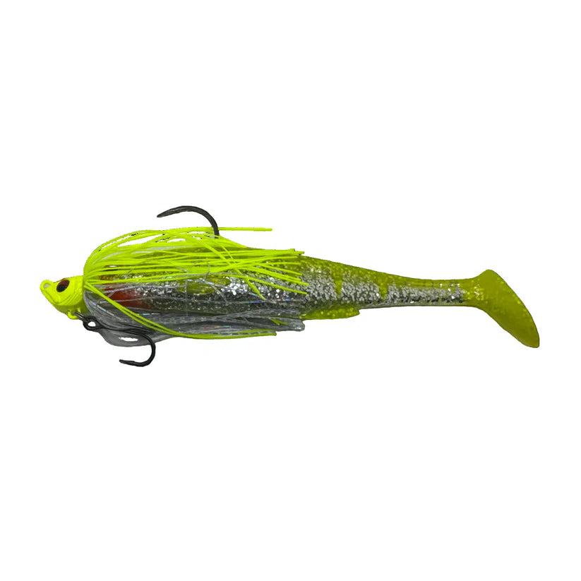 Spinwright Beastrange 7 Inch Swimjig Plastic Rigged  Lure