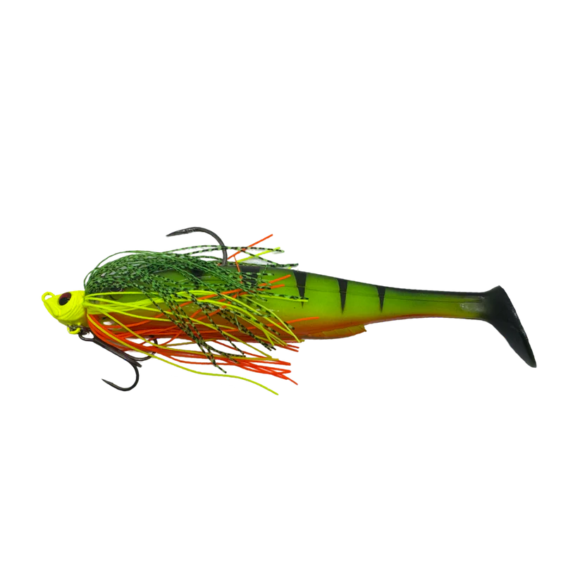 Spinwright Beastrange 7 Inch Swimjig Plastic Rigged  Lure