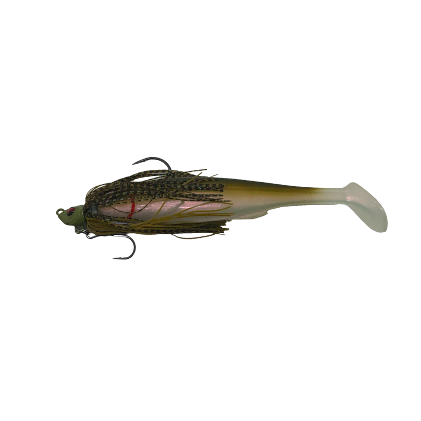 Spinwright Beastrange 7 Inch Swimjig Plastic Rigged  Lure