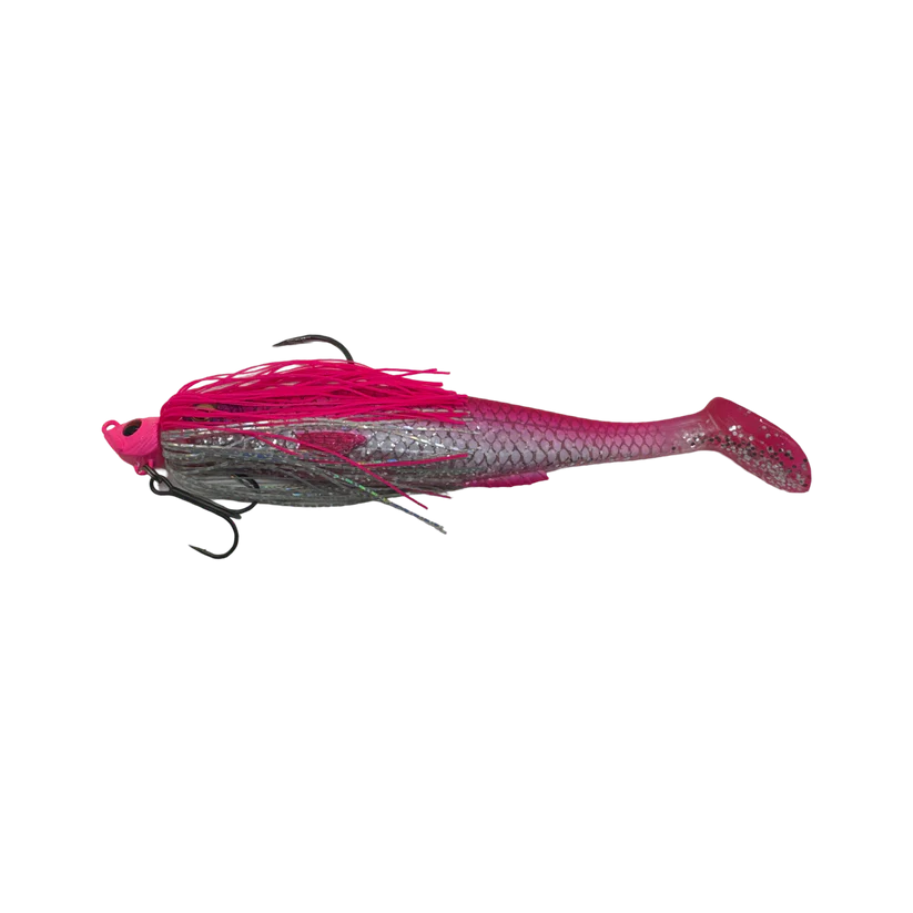 Spinwright Beastrange 7 Inch Swimjig Plastic Rigged  Lure