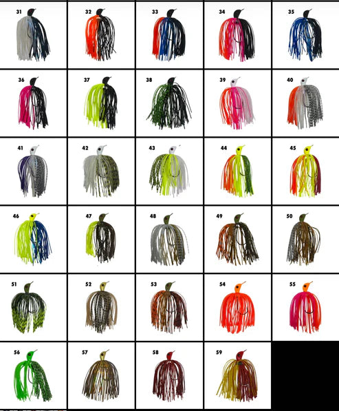 Spinwright Compact 1/4oz Single Colorado Spinnerbait Lure