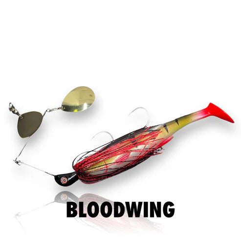 Spinwright Beastrange 1oz Twinspin 7in Plastic Rigged Spinnerbait Lure