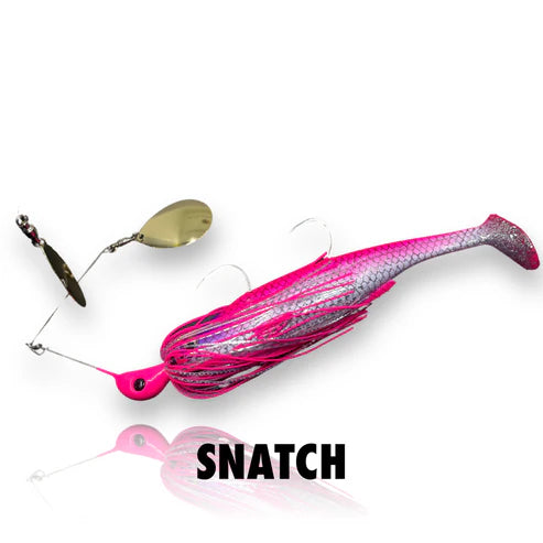 Spinwright Beastrange 1oz Twinspin 7in Plastic Rigged Spinnerbait Lure