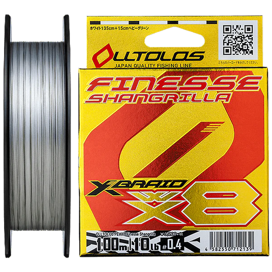 X-Braid Olltolos PE Wx8 Finesse Shangrilla Braided Fishing Line 100m